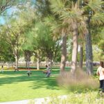 Center Lake on the Park Green